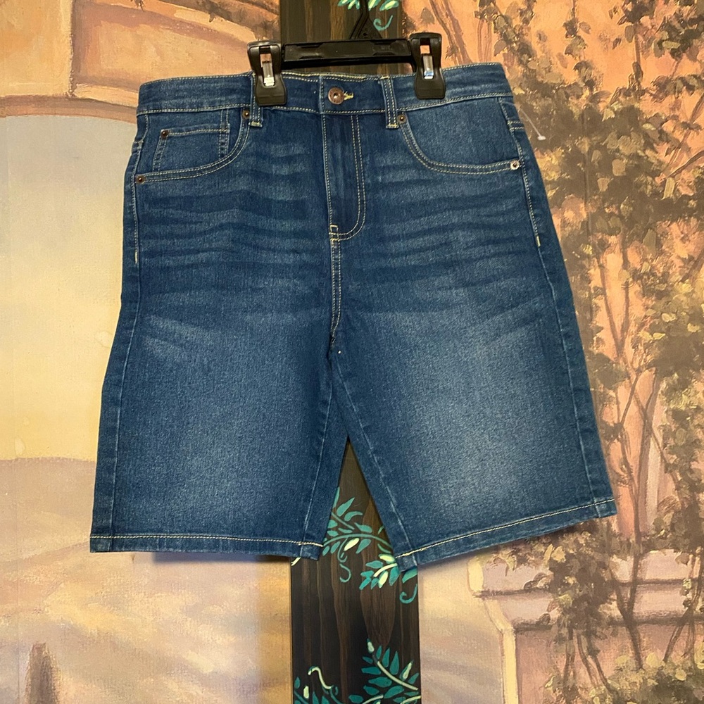 Lucky brand girls classic straight stretch shorts